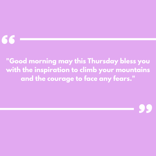 Positive Good Morning Thursday