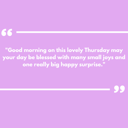 Thursday Morning Blessings