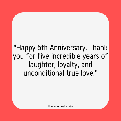 happy 5th anniversary