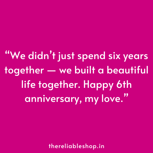 happy 6th anniversary