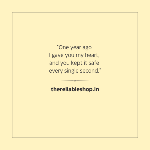 one year complete relationship