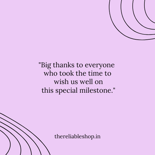 thanks for anniversary wishes