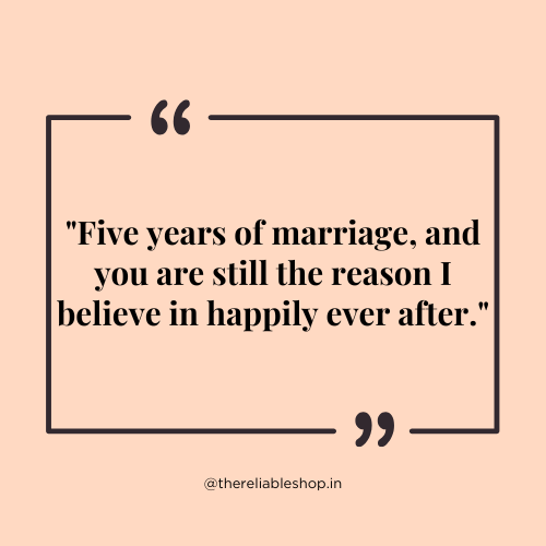 5th wedding anniversary quotes