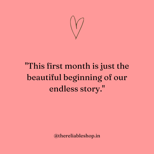 first month anniversary wishes