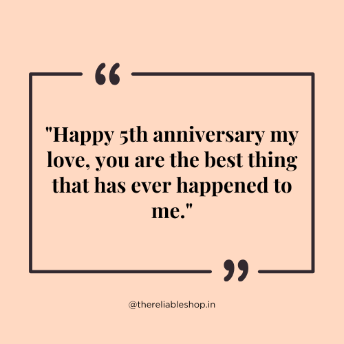 happy 5th anniversary my love