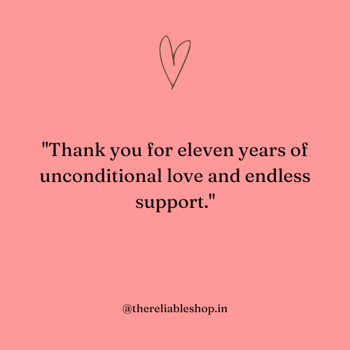 heart touching 11th anniversary wishes for husband