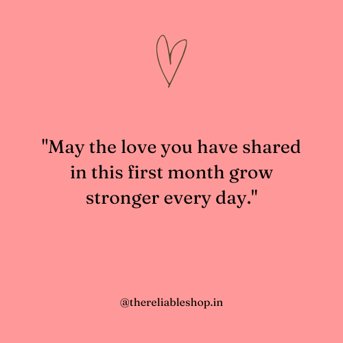 one month wedding anniversary wishes for couple