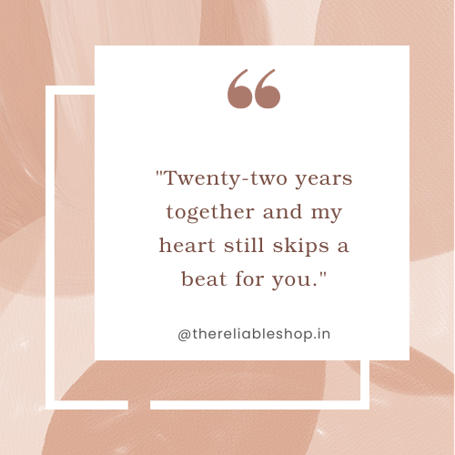 22nd anniversary wishes